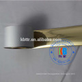 Garment TPU soft care label printing glossy gold silver resin ribbon